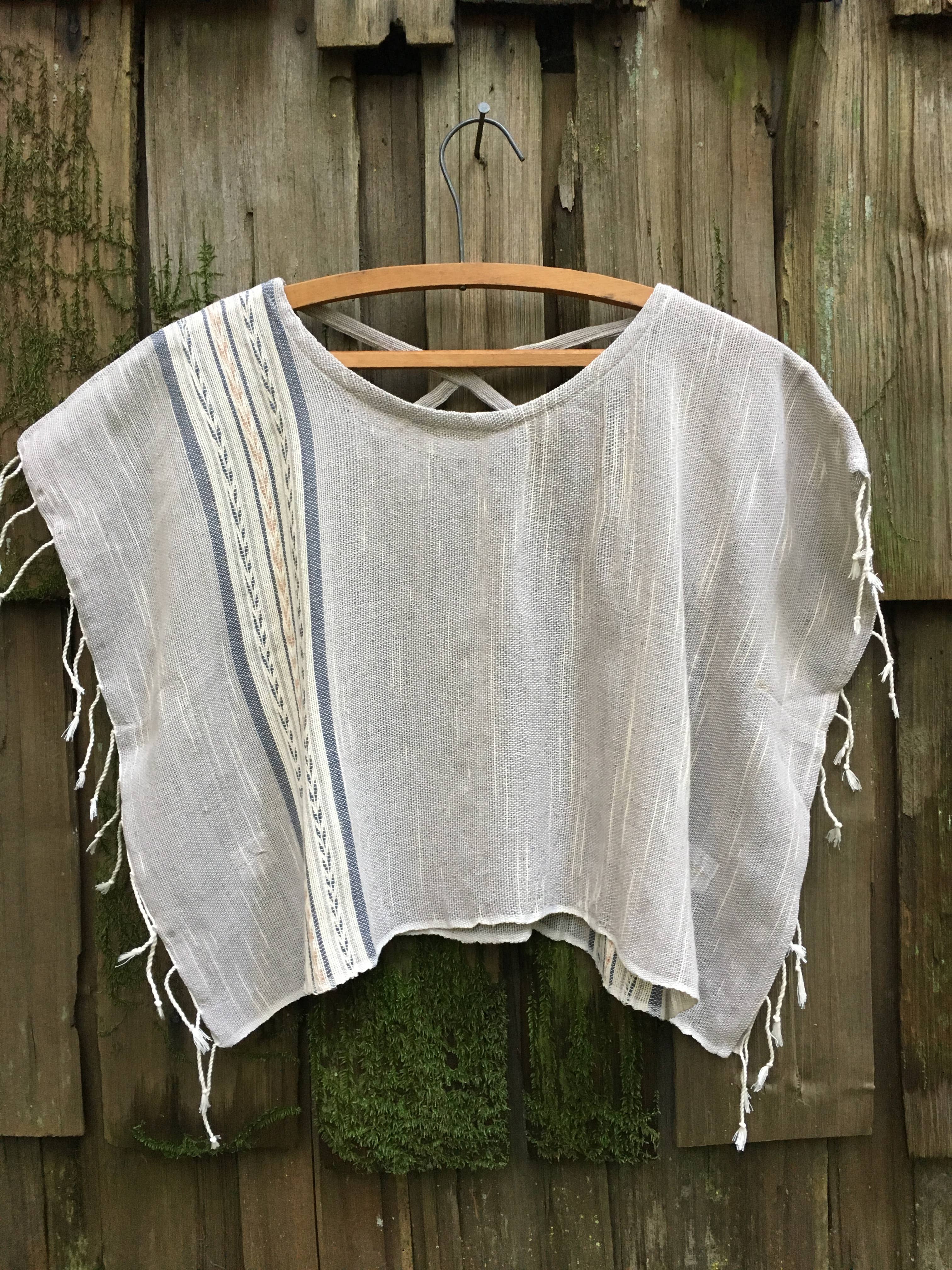 Woven Crop Top