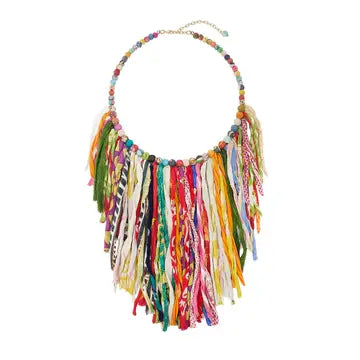 Necklace - Kantha Fringe