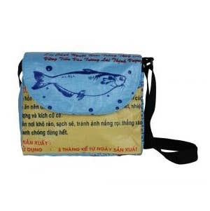 Yellow/Ocean Messenger Bag