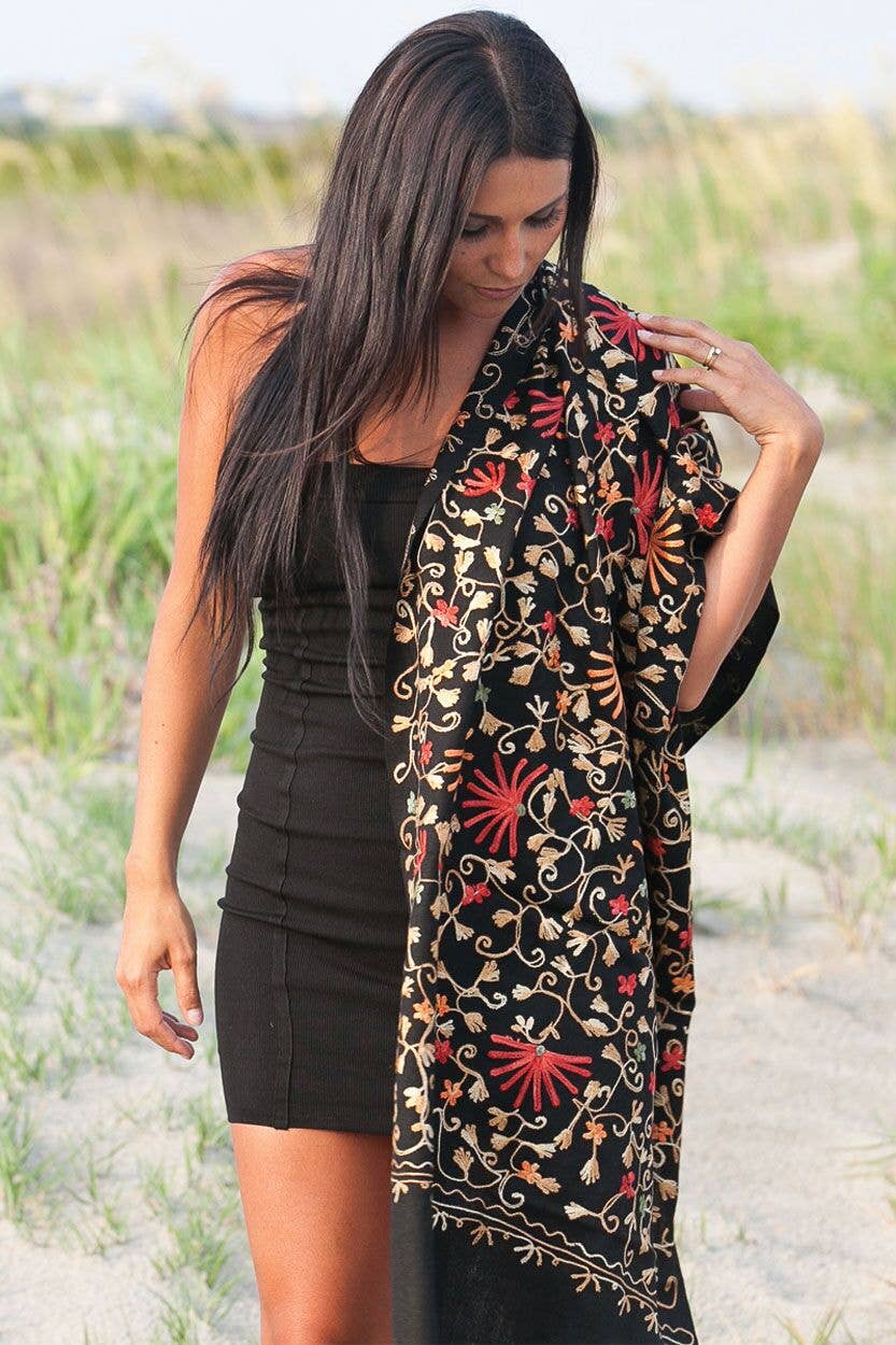 Embroidered Shawl