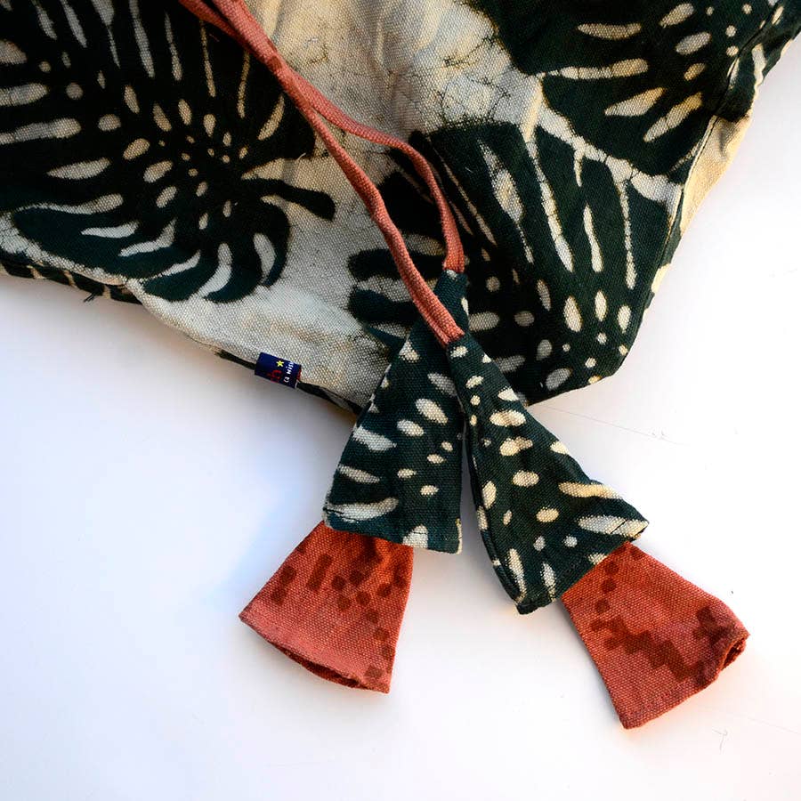 Organic Cotton Jungle Block Printed Bag