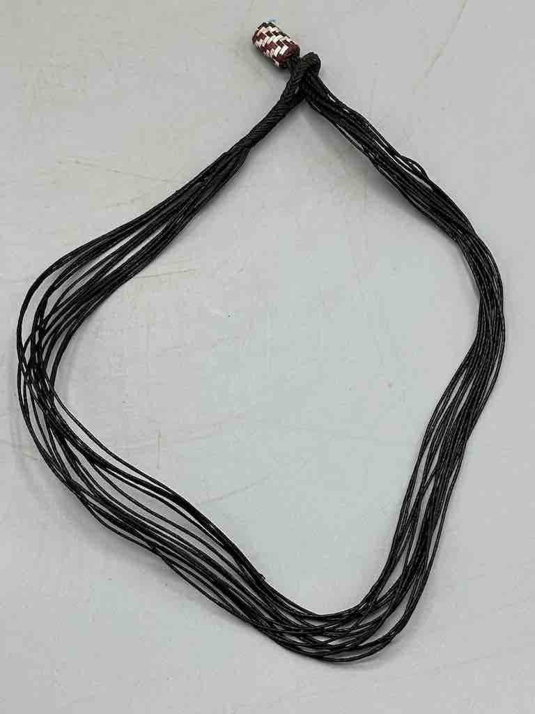 Fine Leather Necklace Choker