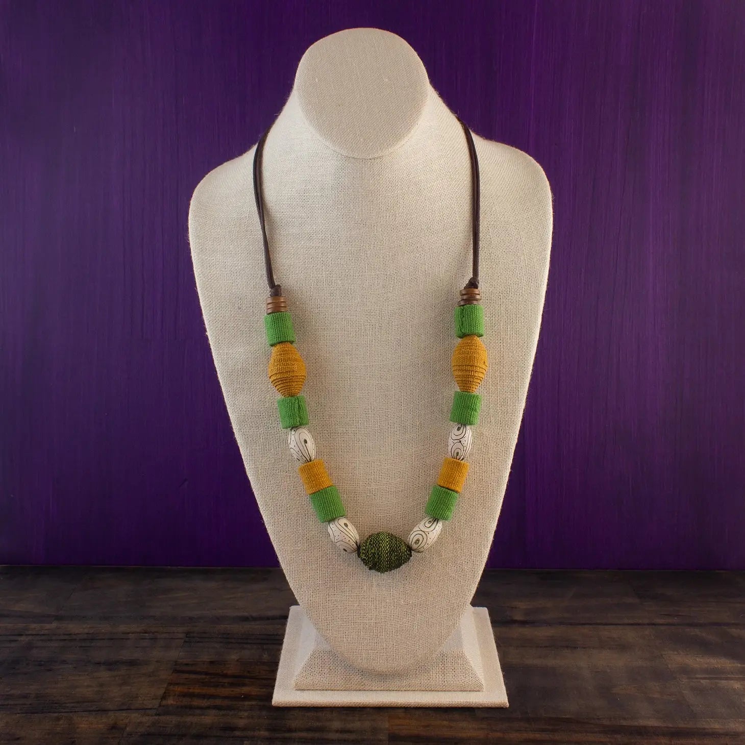 Fabric Necklace - Recycled Materials