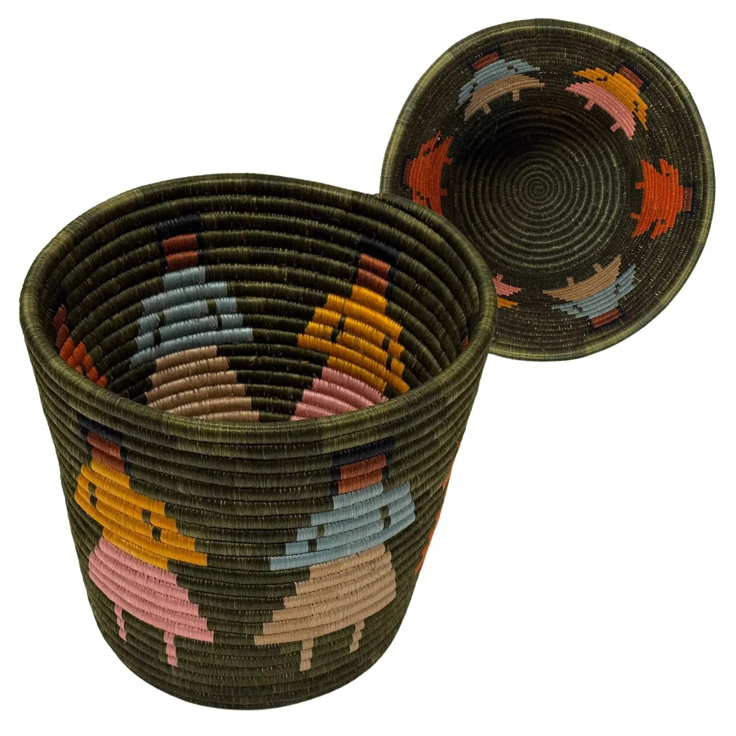 African Rwanda People Basket
