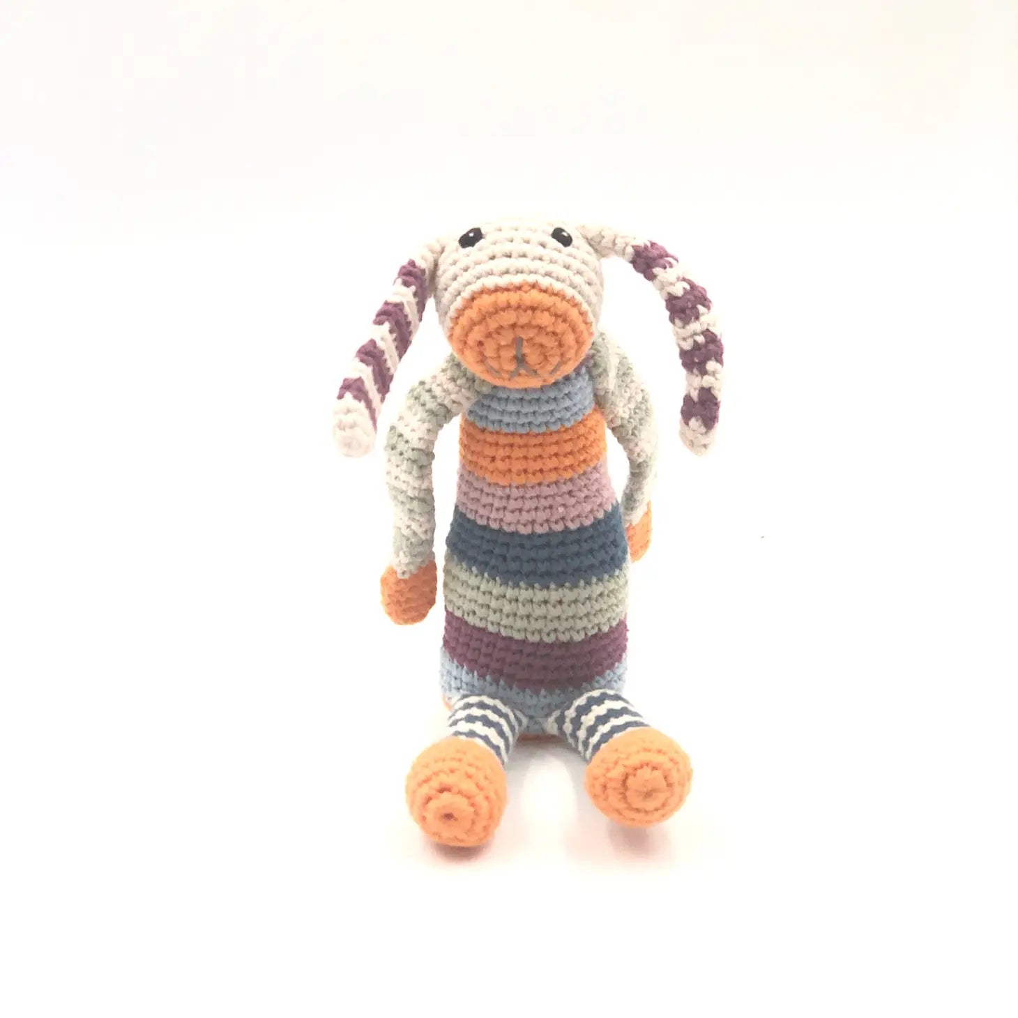 Hand Woven Bunny Rattle