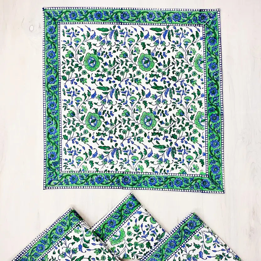 Block Printed Napkin Set