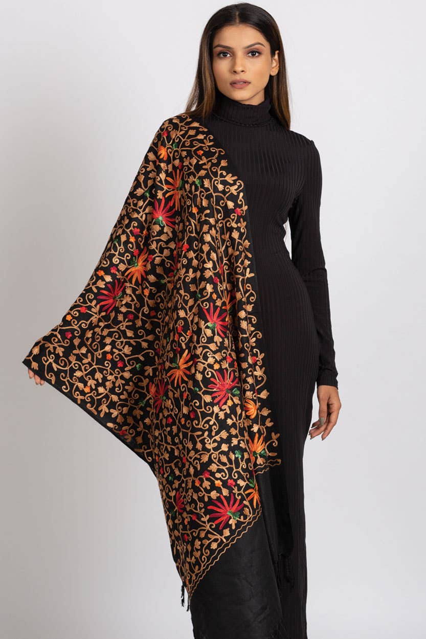 Embroidered Shawl