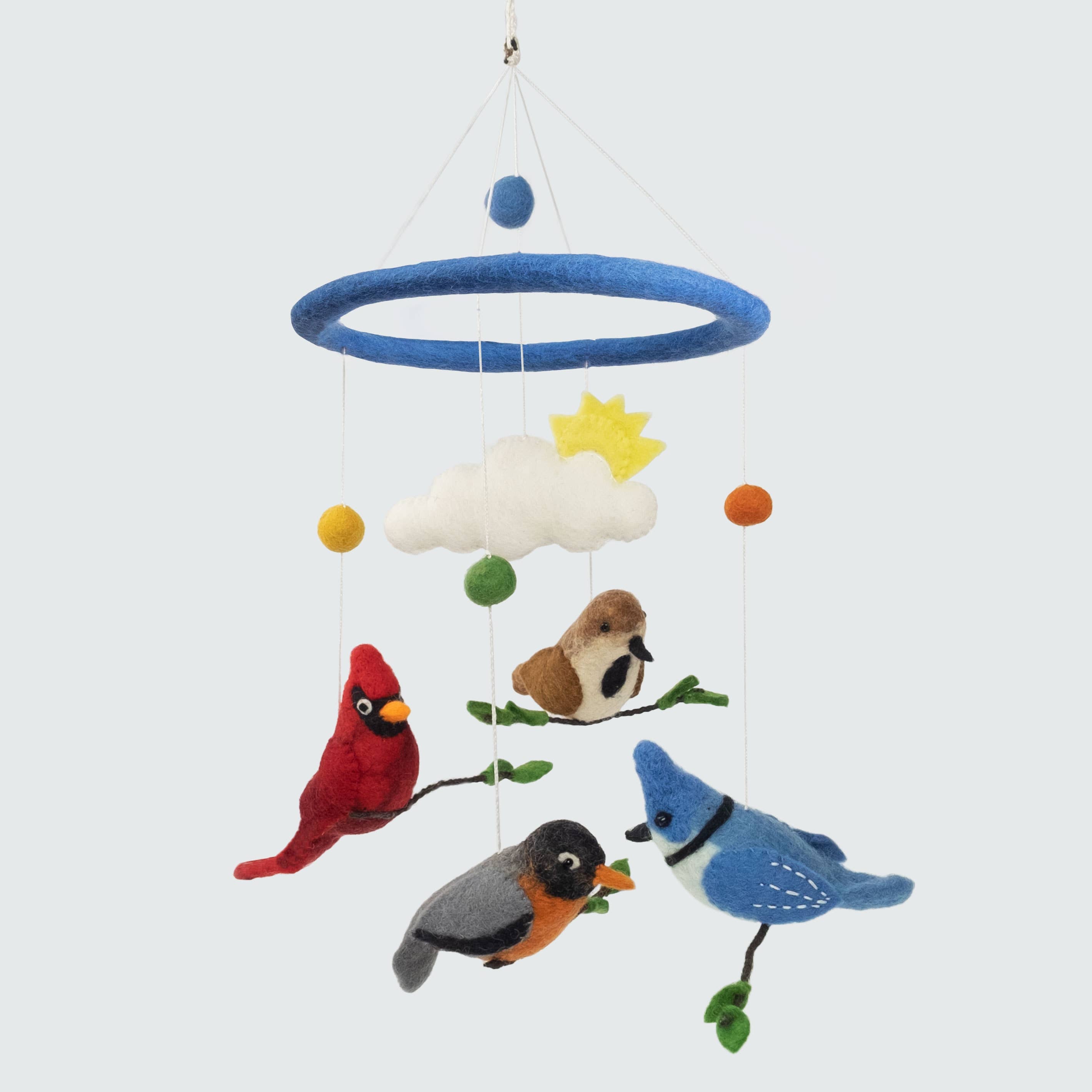 Mobile - Felt Wild Bird