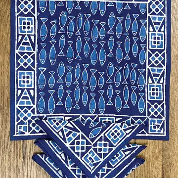 Block Printed Napkin Set