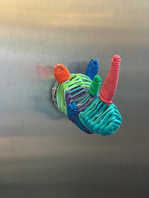 Wire Magnet Animal Heads
