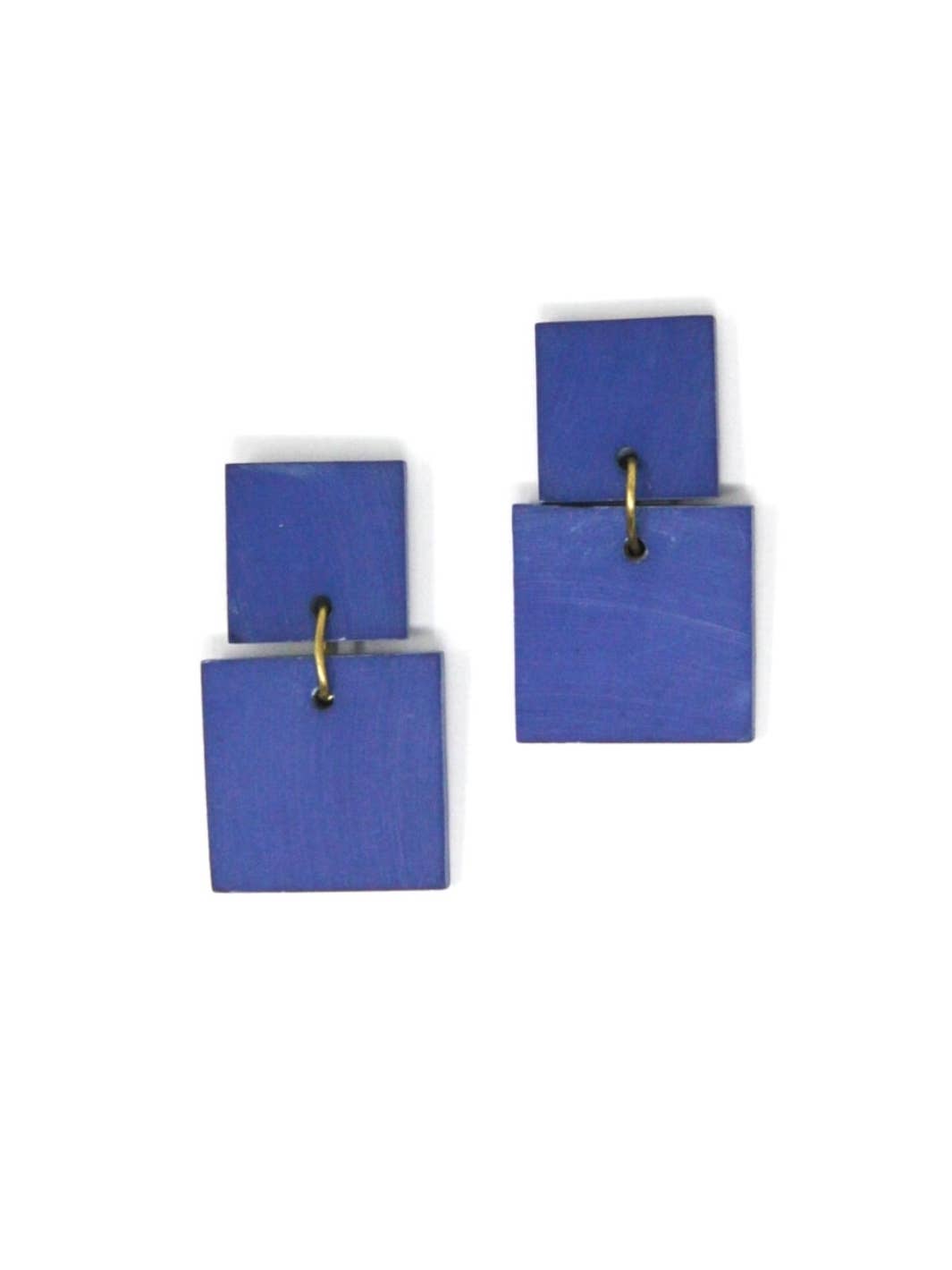 Square Marble Earrings