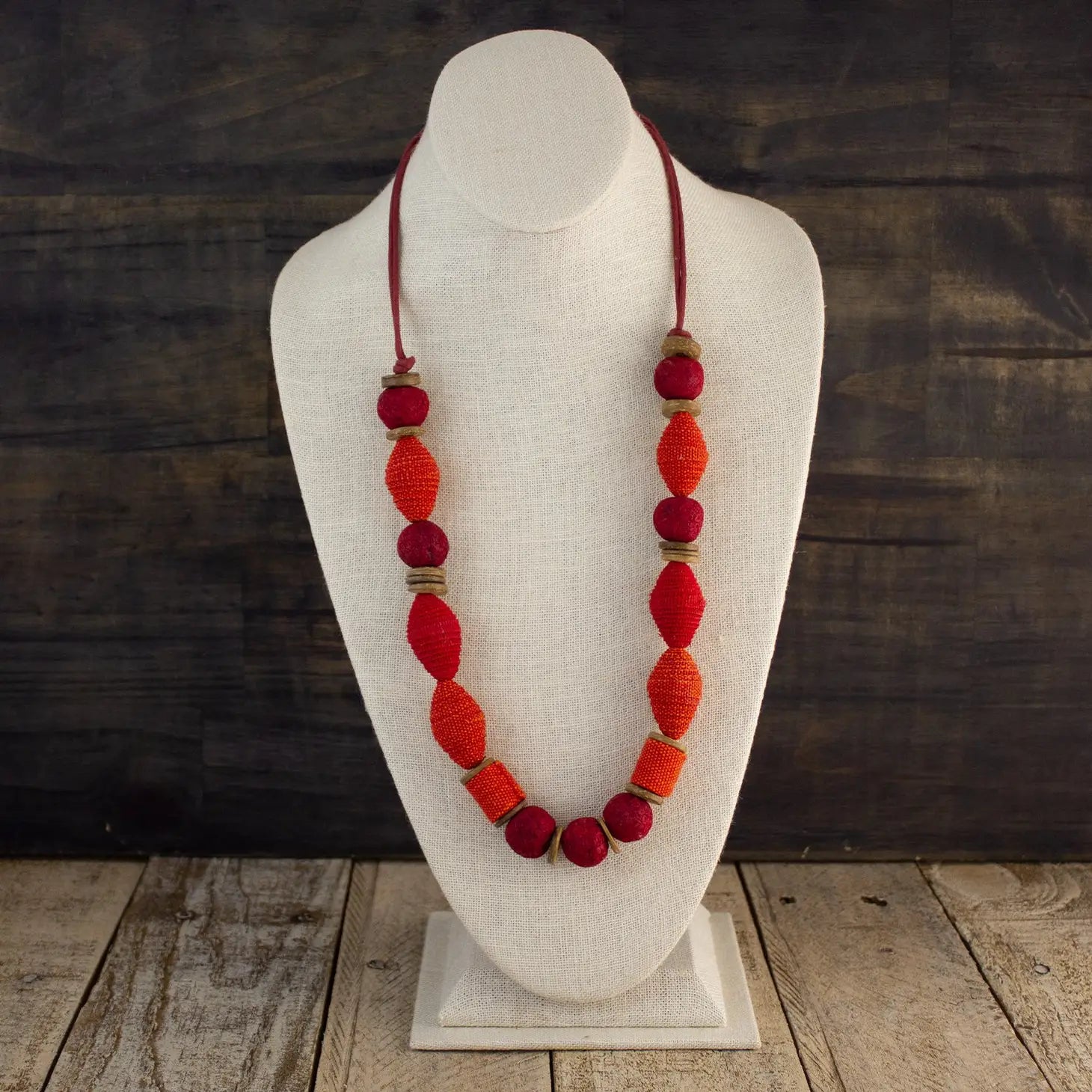 Fabric Necklace - Recycled Materials