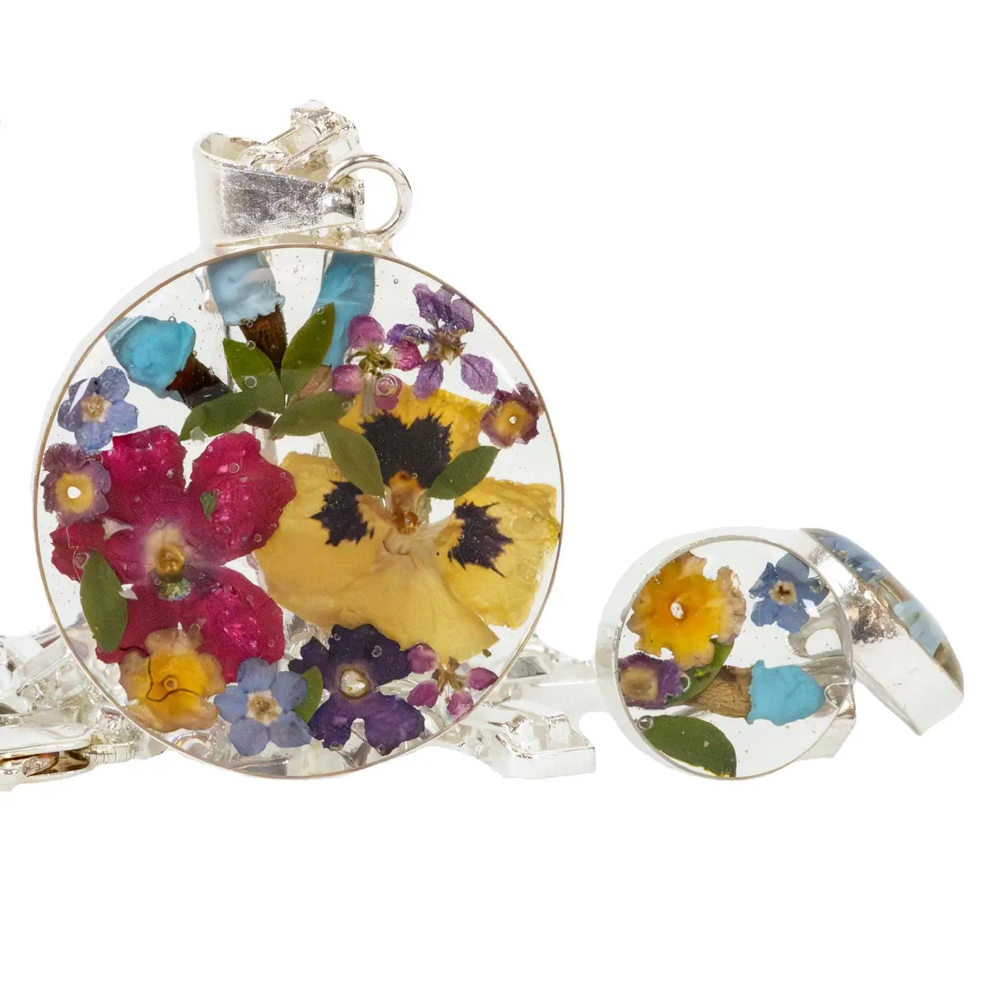 Pressed Flower Earrings
