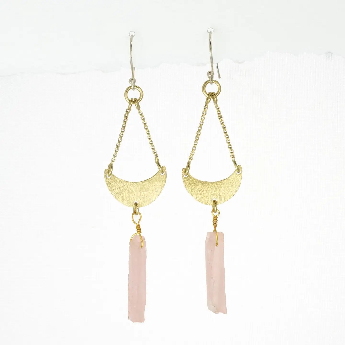 Rosey Crescent Earrings