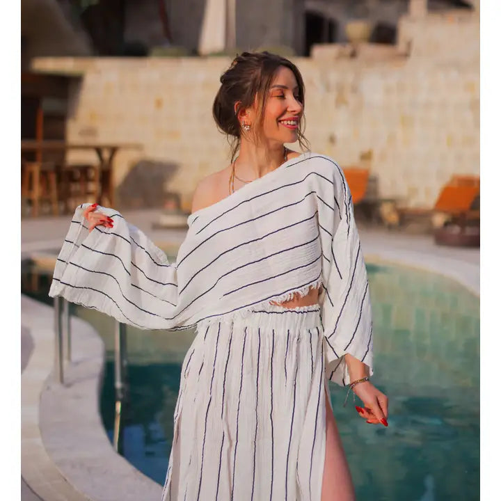 Off Shoulder Crop Top