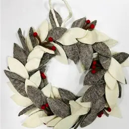 Wreath - Felt Holiday