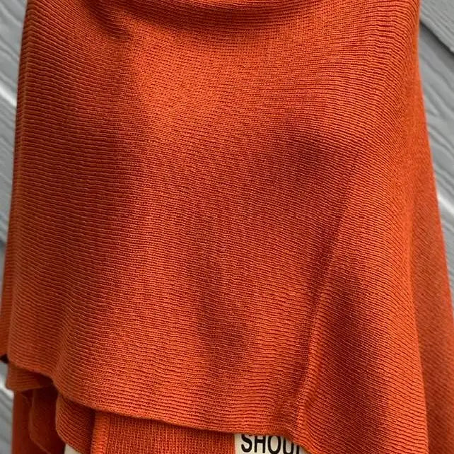 Alpaca Blend Knit Ruana Wrap