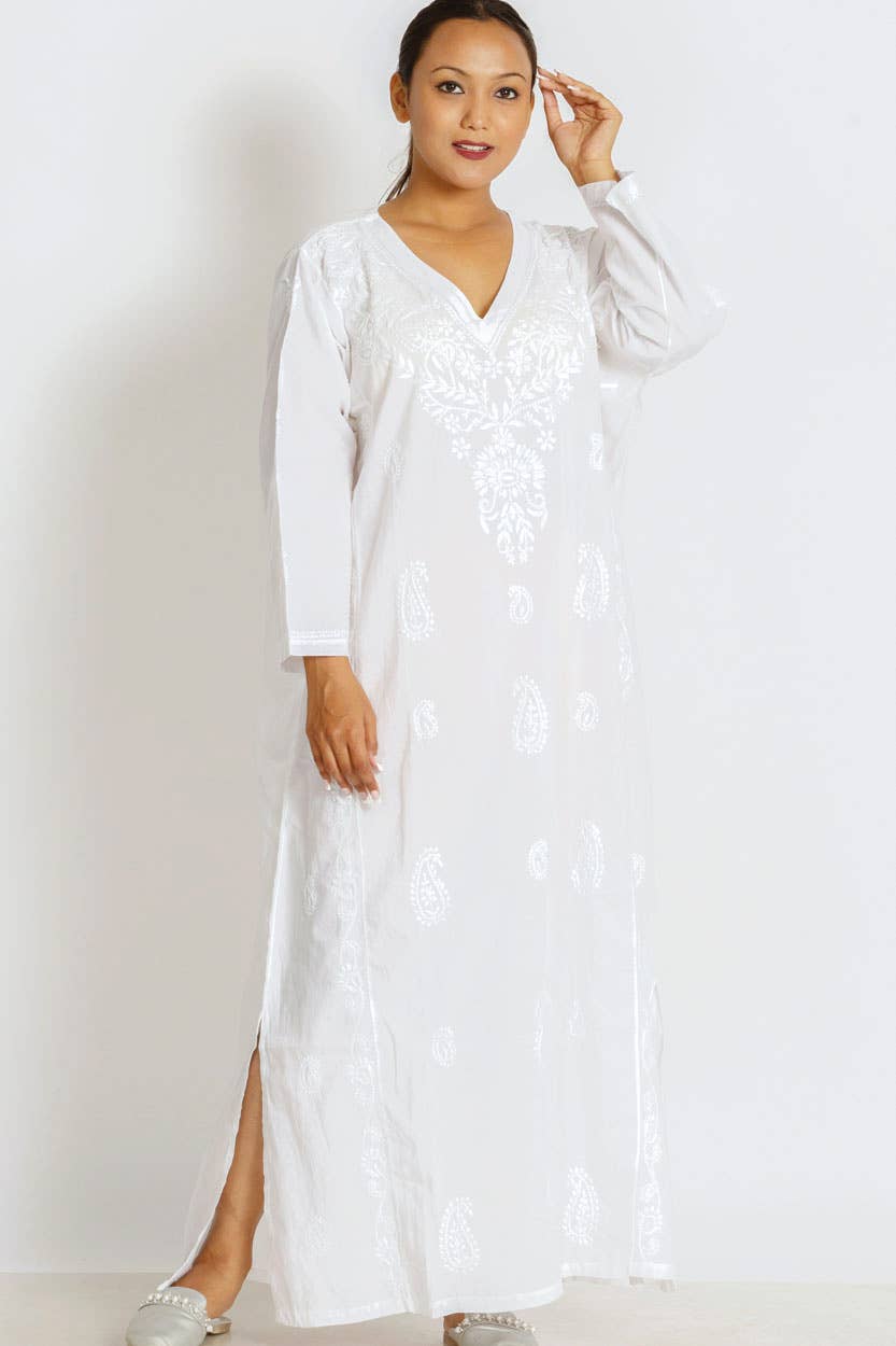 Sevya Amrita Embroidered Caftan