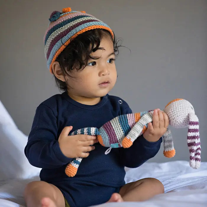 Hand Woven Bunny Rattle