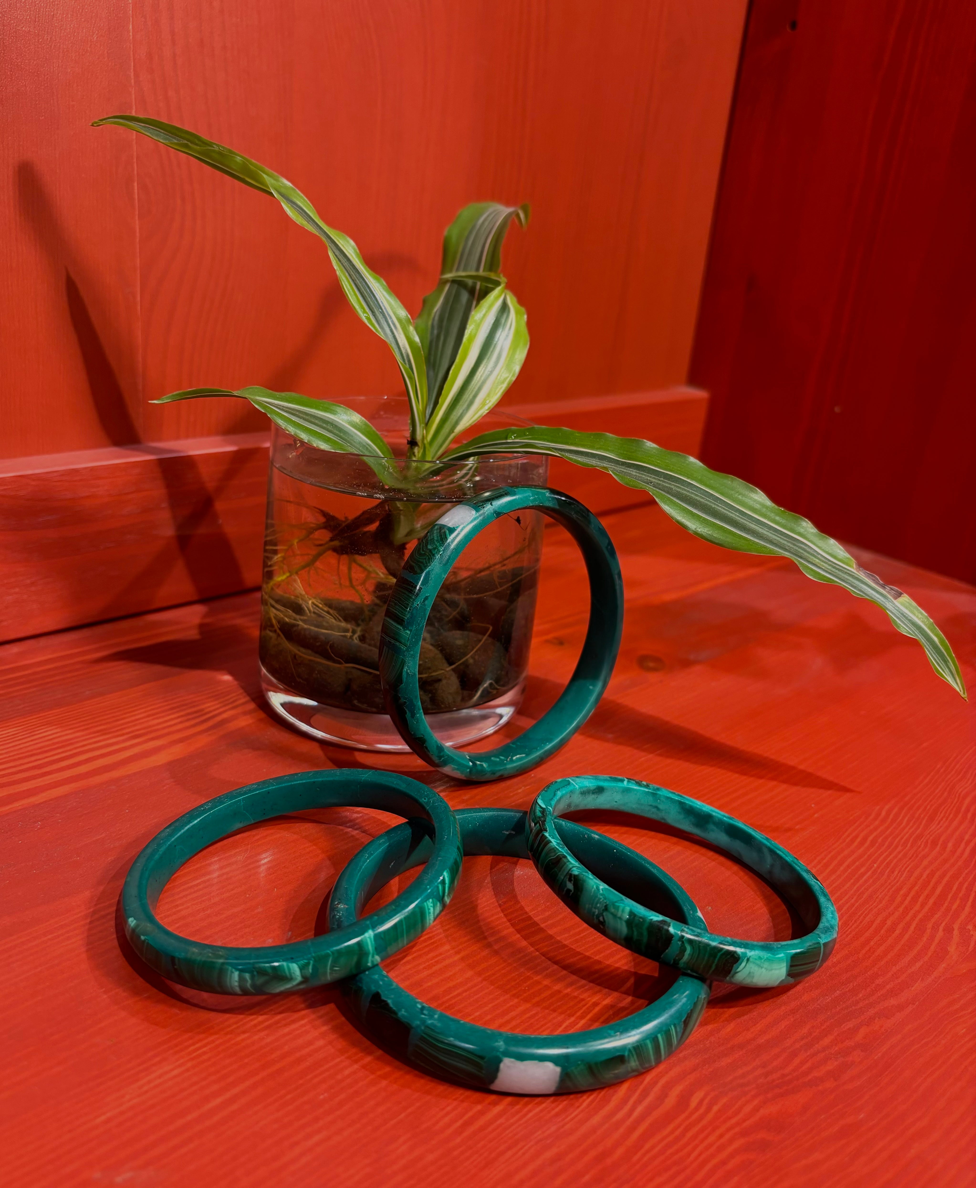 Genuine Malachite Bangle
