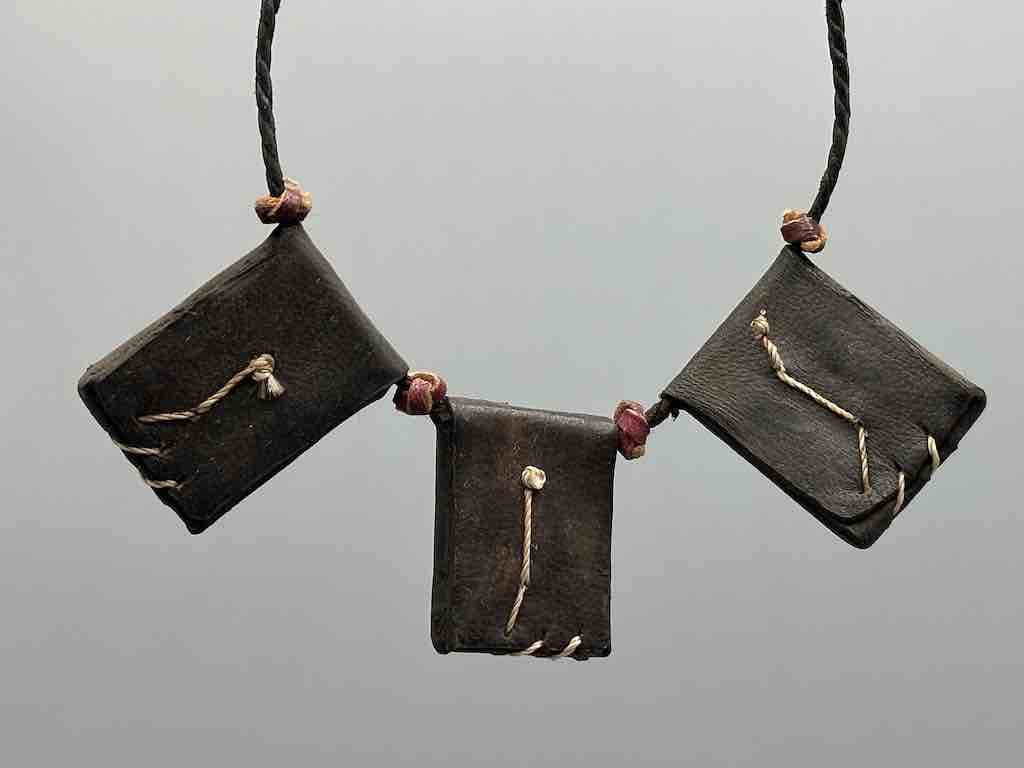 Cowrie Shell Leather Cord Necklace
