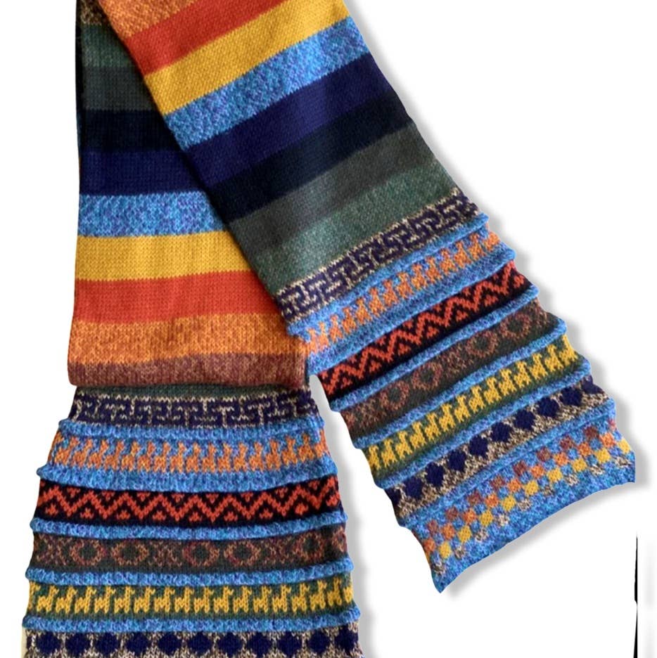 100% Alpaca Scarf Beanie Combo