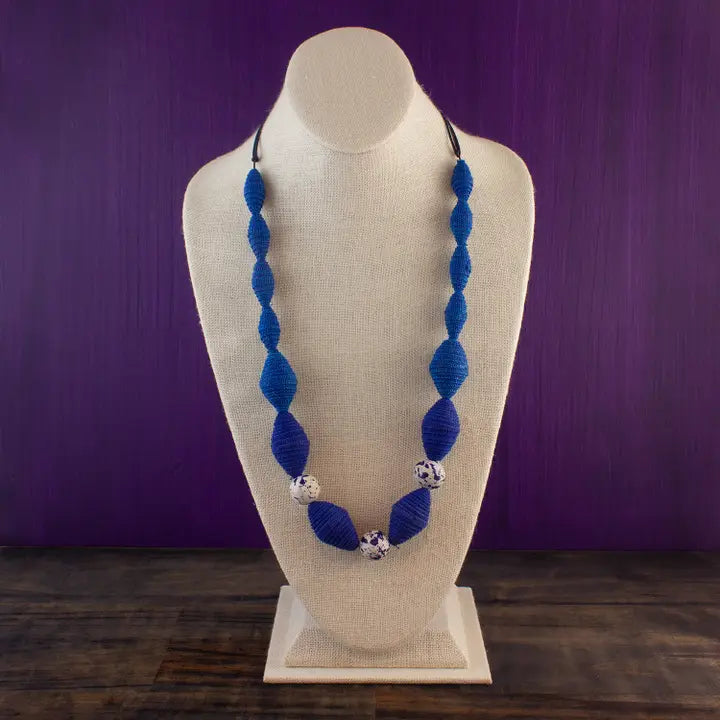 Fabric Necklace - Recycled Materials