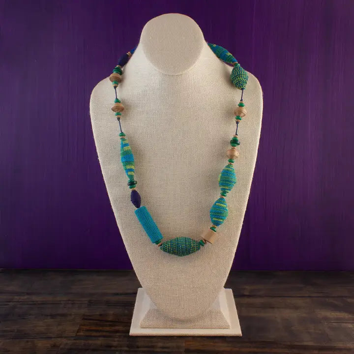 Fabric Necklace - Recycled Materials