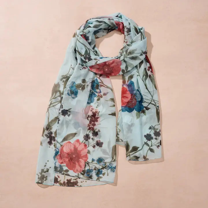 Scarf - Floral and Leaf