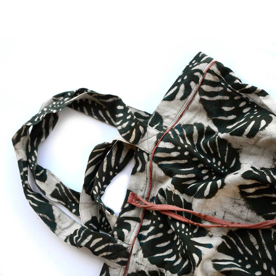 Organic Cotton Jungle Block Printed Bag