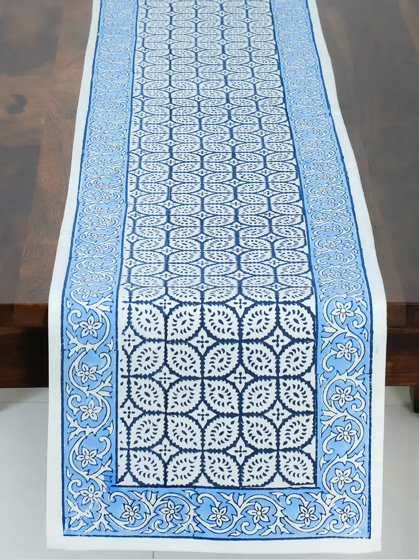 Block Printed Table Runner