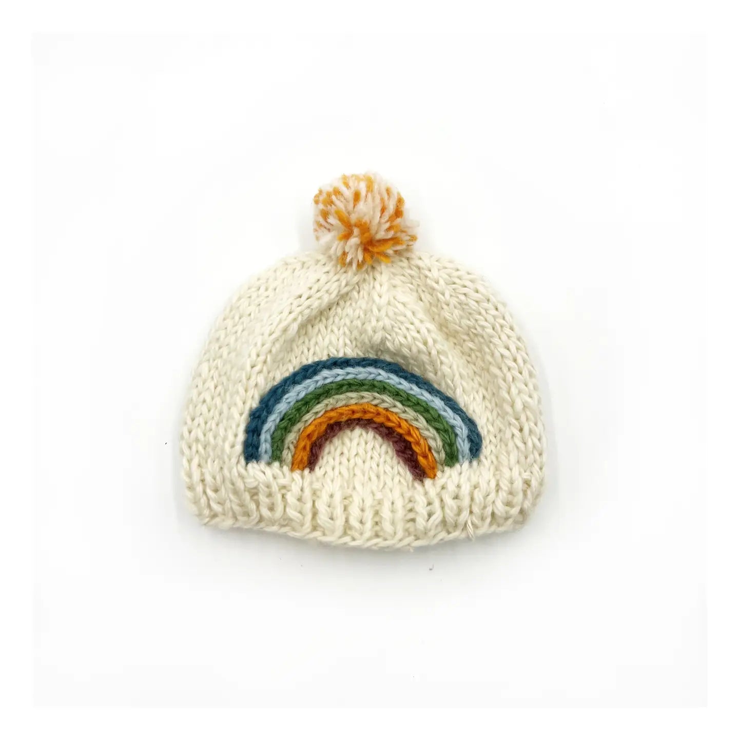 Rainbow Merino Wool Hat
