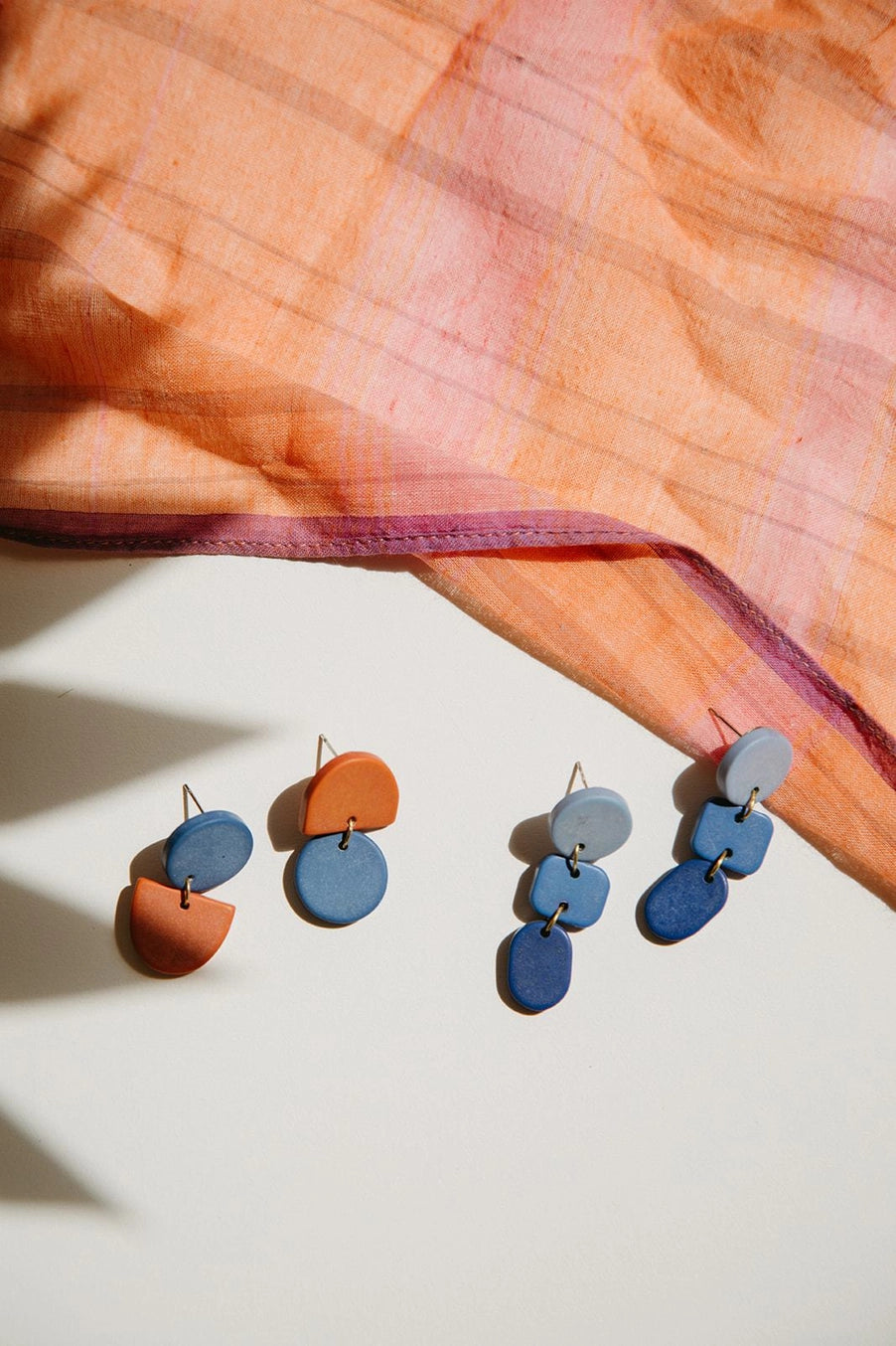 Backflip Clay Earrings