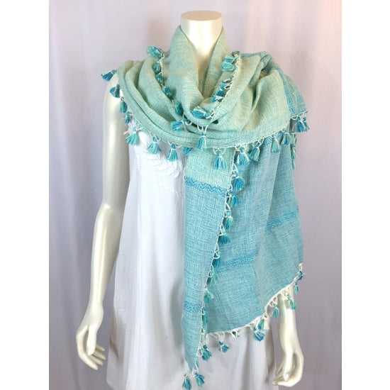 Lila Tassel Wrap