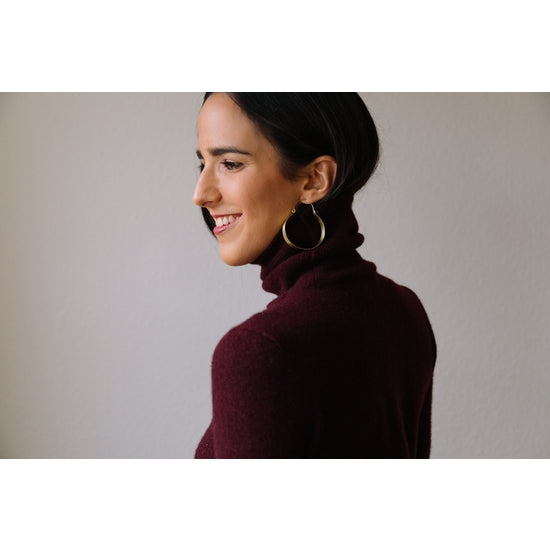 Brassy Statement Earrings