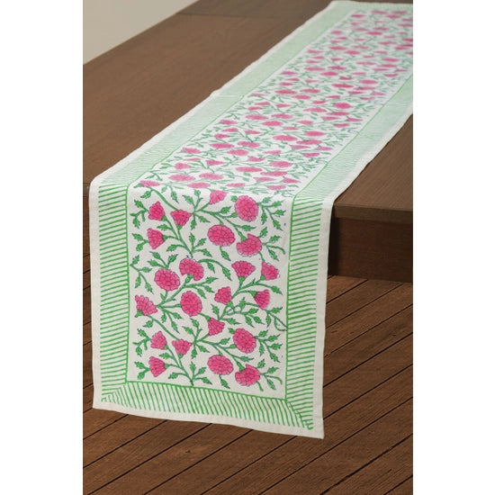 Block Printed Table Runner