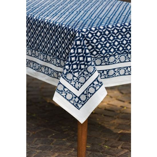 Block Printed Tablecloth 60"x90"