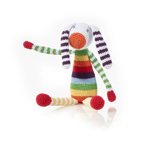 Rainbow Bunny Rattle