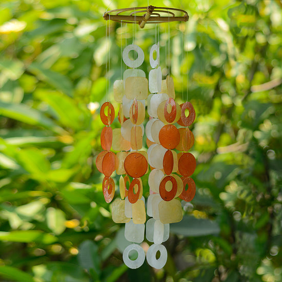Wind Chime - 2 Tier Capiz