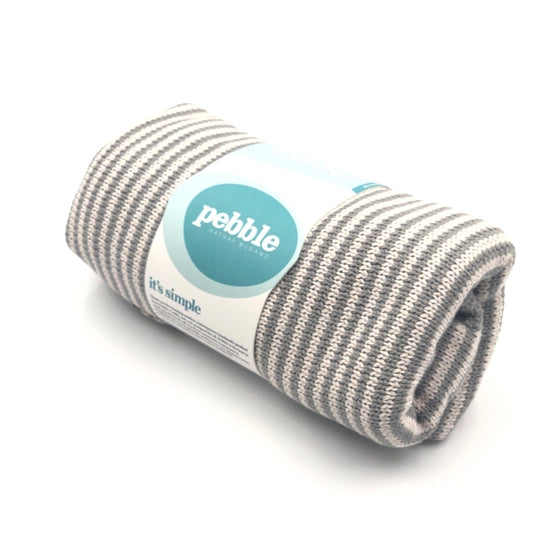 Striped Blanket - Gray