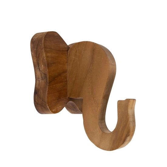 Wooden Elephant Wall Hook