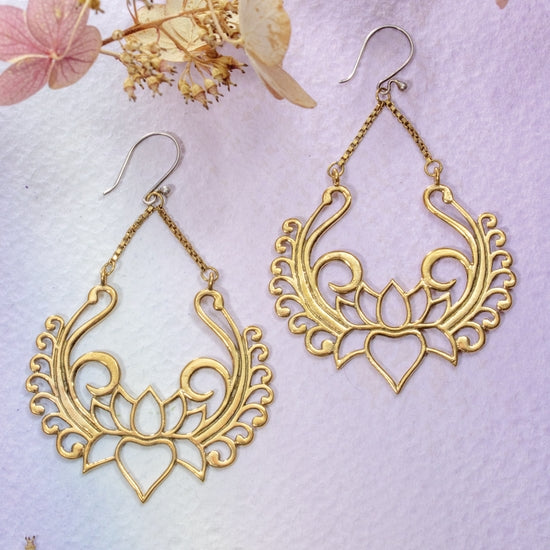 Earrings - Blooming Lotus