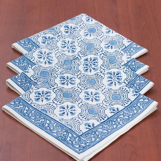 Block Printed Napkin Set