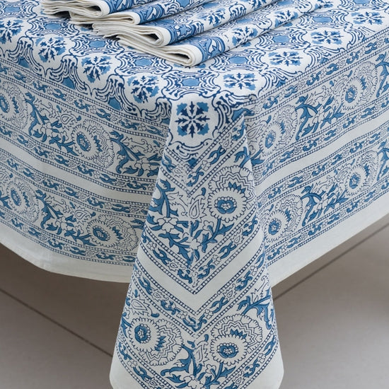 Block Printed Tablecloth 60"x90"