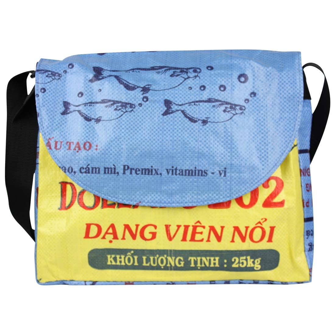 Yellow/Ocean Messenger Bag