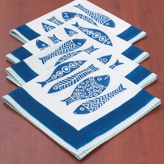 Block Printed Napkin Set