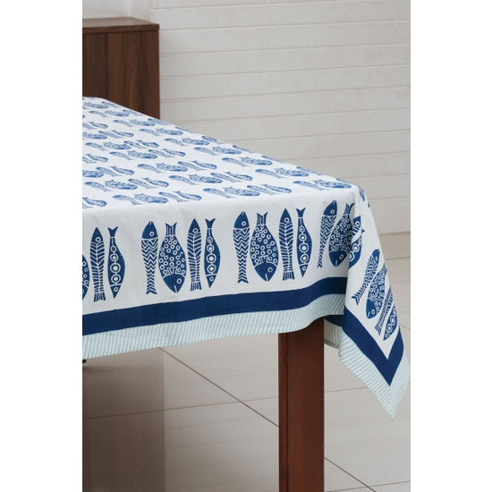 Block Printed Tablecloth 60"x90"