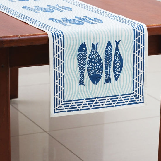 Block Printed Table Runner