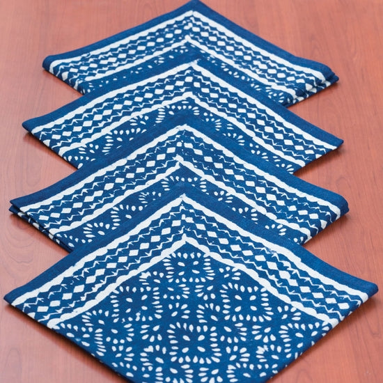 Block Printed Napkin Set