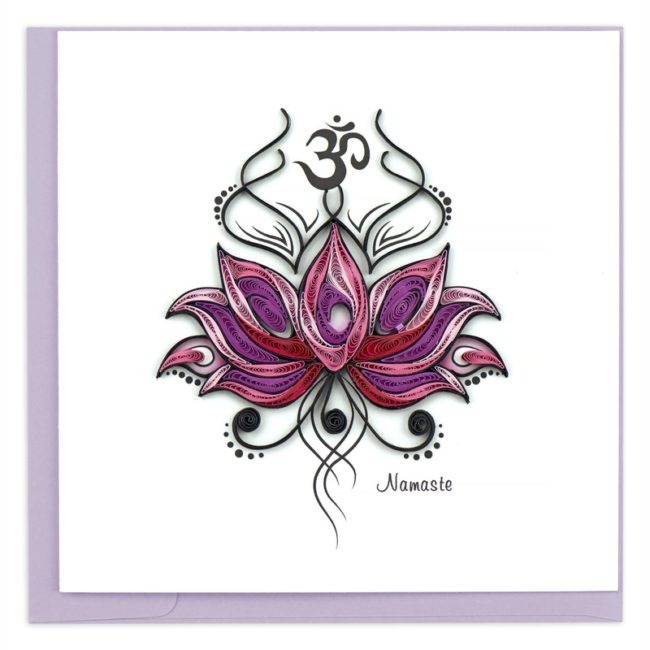 Namaste - Quilling Card